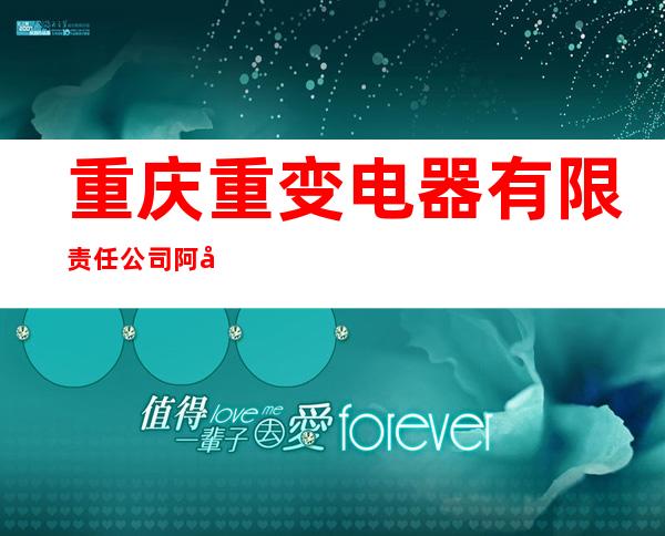 重庆重变电器有限责任公司阿克苏分公司